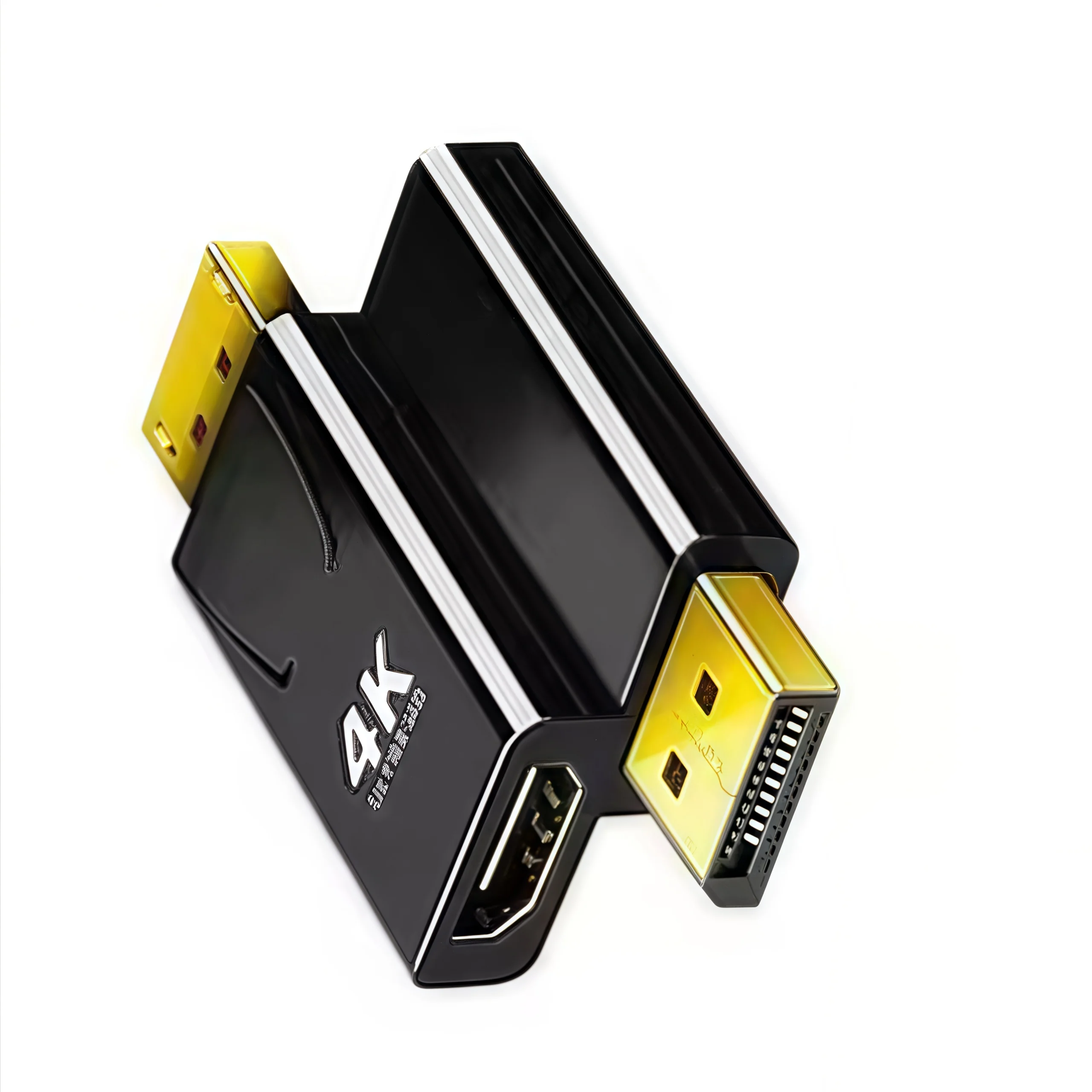 4K DisplayPort to HDMI Adapter - DP to HDMI Converter for PC/Laptop/Monitor Supports Ultra HD Video/Audio