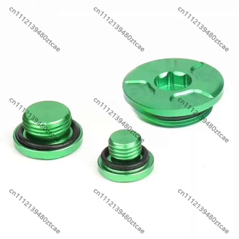 Universal Dirt Bike Engine Timing Cover & Oil Drain Screw, Offroad Motorcycle Engine Replacement Modification Accessories