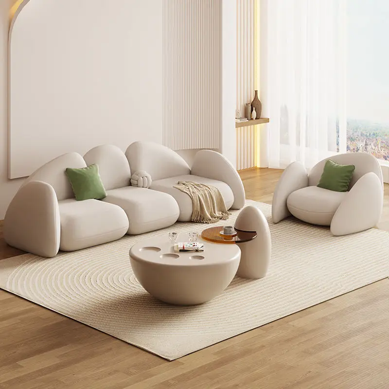 Light luxury lazy sofa living room Internet celebrity