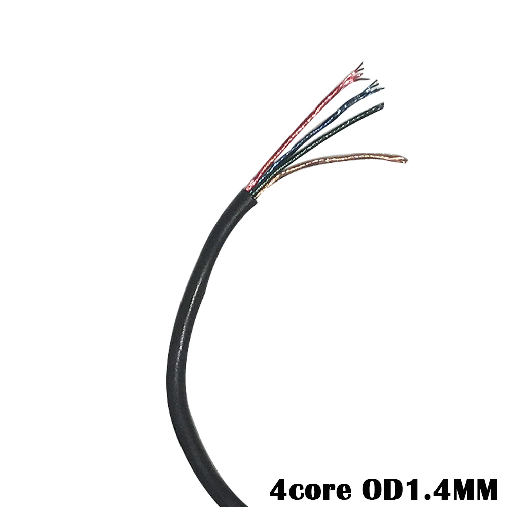 Cabl Wire 2-core 3core 4core 5core Headphone Koper Wire Ultra-soft Enameled Cable Insulated Sheath Signal Cable