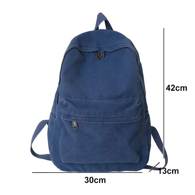 Imagem -06 - Mochila de Lona de Alta Capacidade para Adolescentes Bolsas Escolares Fofas para Meninas e Meninos Ferramentas Mochilas Femininas Novas