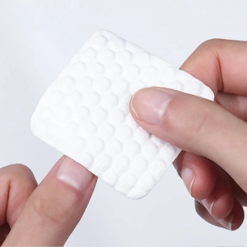 200 ชิ้น/แพ็คNail Artพิเศษเล็บRemover Pads Non-Sheddingสวมใส่เล็บเครื่องมือทําความสะอาดแต่งหน้าRemover Padsการบีบอัดเปียก