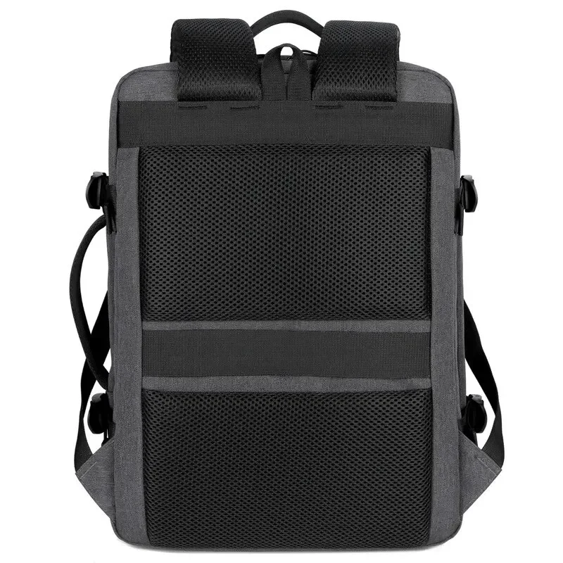 Sac à dos de voyage classique pour hommes, sac à dos d'affaires, sac USB extensible pour l'école, grande capacité, ordinateur portable, étanche, mode