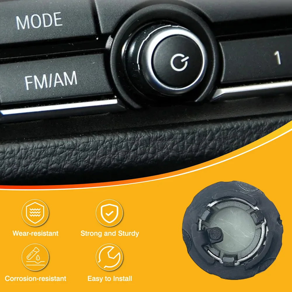 

Car Radio Switch Volume Knob CD Machine Switch Button for BMW F10 F07 F02 F15 F16 BMW 5 7 Series X5 X6 64119350272