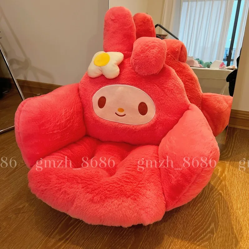 

Удобная плюшевая подушка для стула Sanrio My Melody, подушка для сиденья с рисунком мелодии, мягкая подушка для домашнего декора, утолщенная подушка в подарок