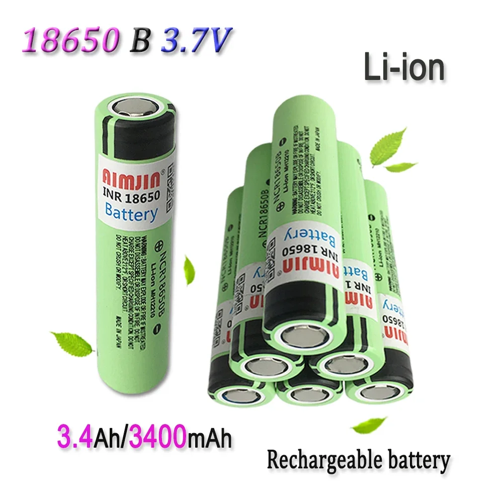 

3.7V 3400mAh 18650B Rechargeable Li-ion Battery For 18650 Toys, Tools, Flashlight Battery Etc