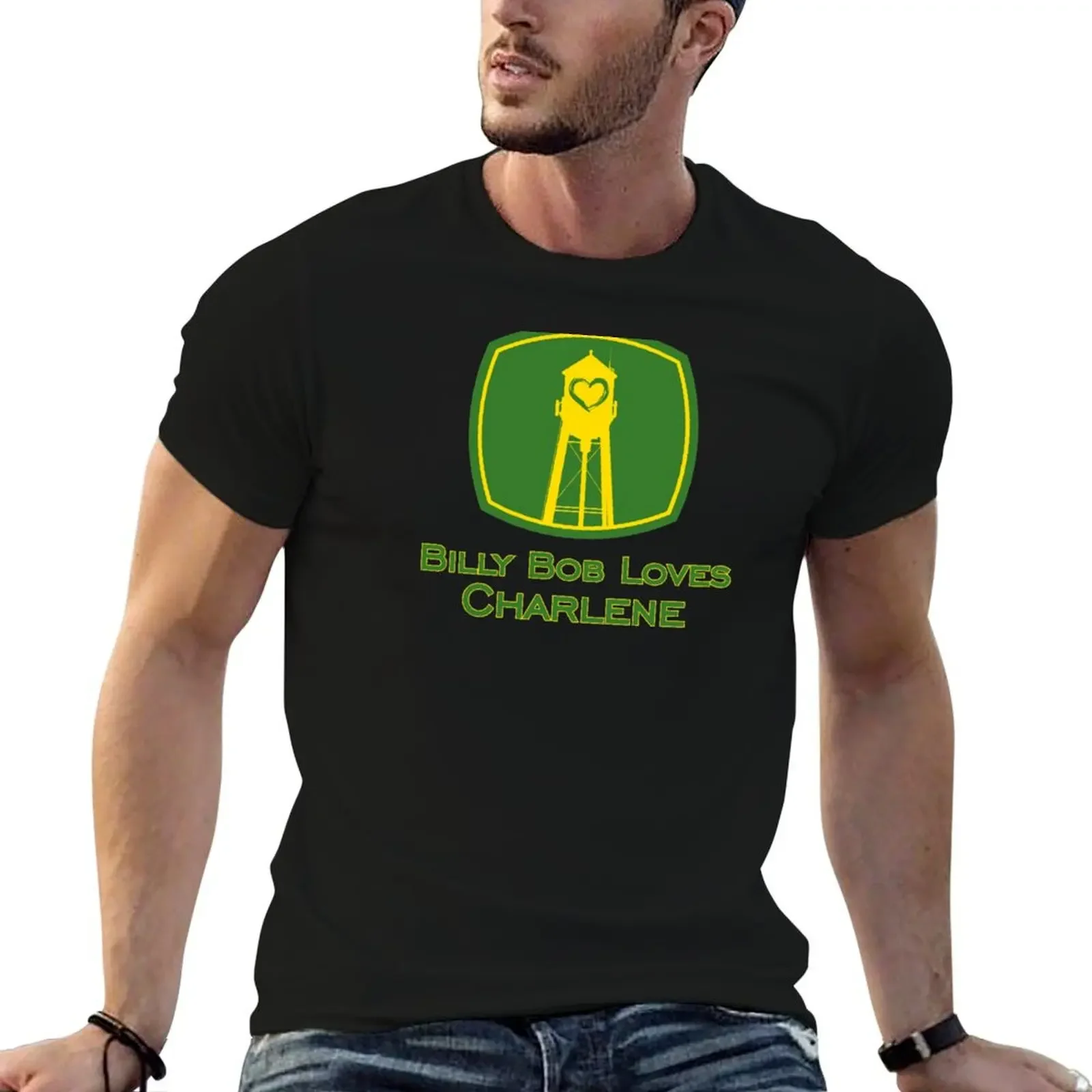 

Billy Bob Loves Charlene T-Shirt tees plus size clothes graphic t shirts T-shirts for men cotton