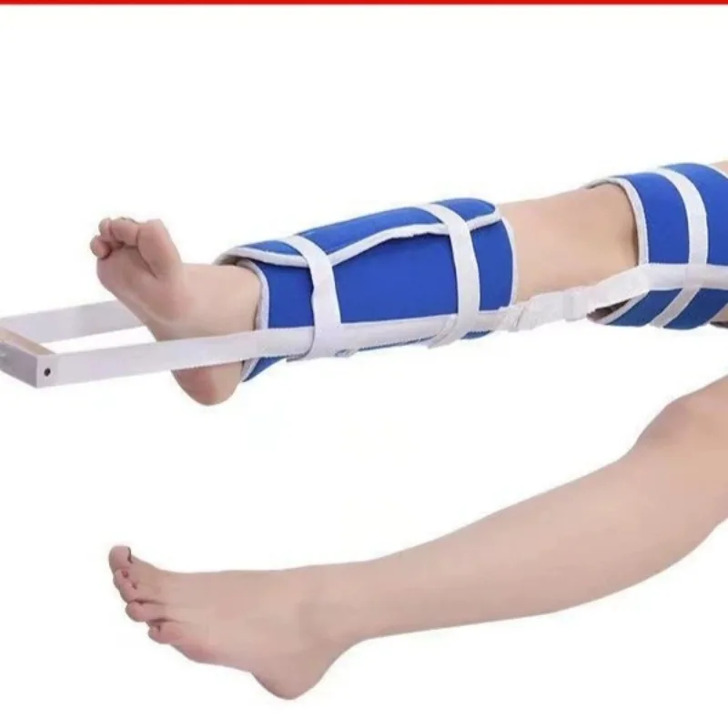 

2PCS Orthopedic Calf Support Belt Blue Composite Fabric Lower Limb Traction Wrap Tib Fib Fixation Accessory