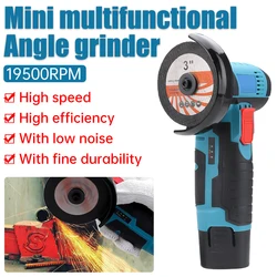 Mini Polishing Machine Grinder Lithium Battery Multifunctional Small Cutting Machine Handheld Lithium Battery Grinder