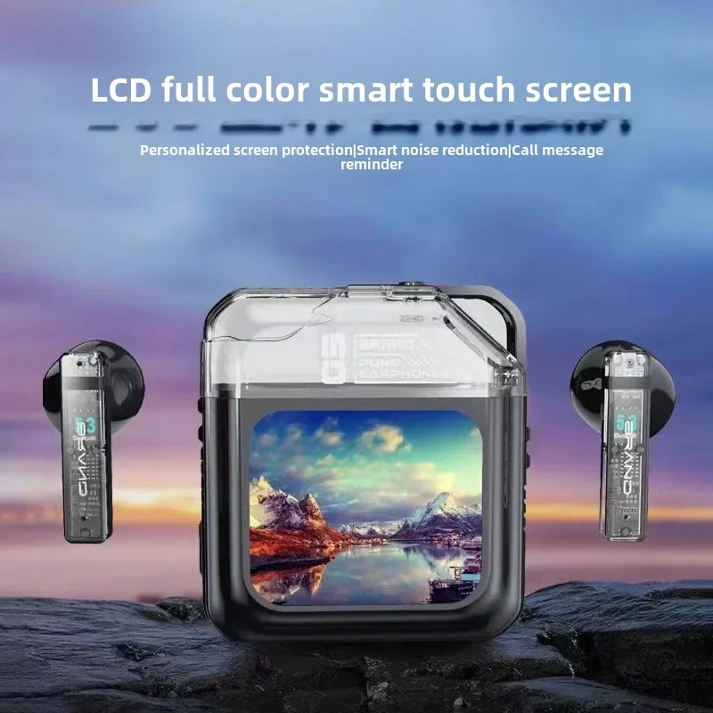 S10 Touch Screen Bluetooth Headset Active Noise Reduction High-end Sound Quality In-ear Wireless Sports Audio Electronic Earbud