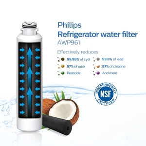 Paket mit 10 Wasserfiltern für DA29-00020b kompatibel mit Samsung DA29-00020A/B HAF-CIN/EX RF25HMEDBSR RF28HMEDBSR 6 Hauptverkaufsfilter für den Frigidaire -Kühlschrank - №1