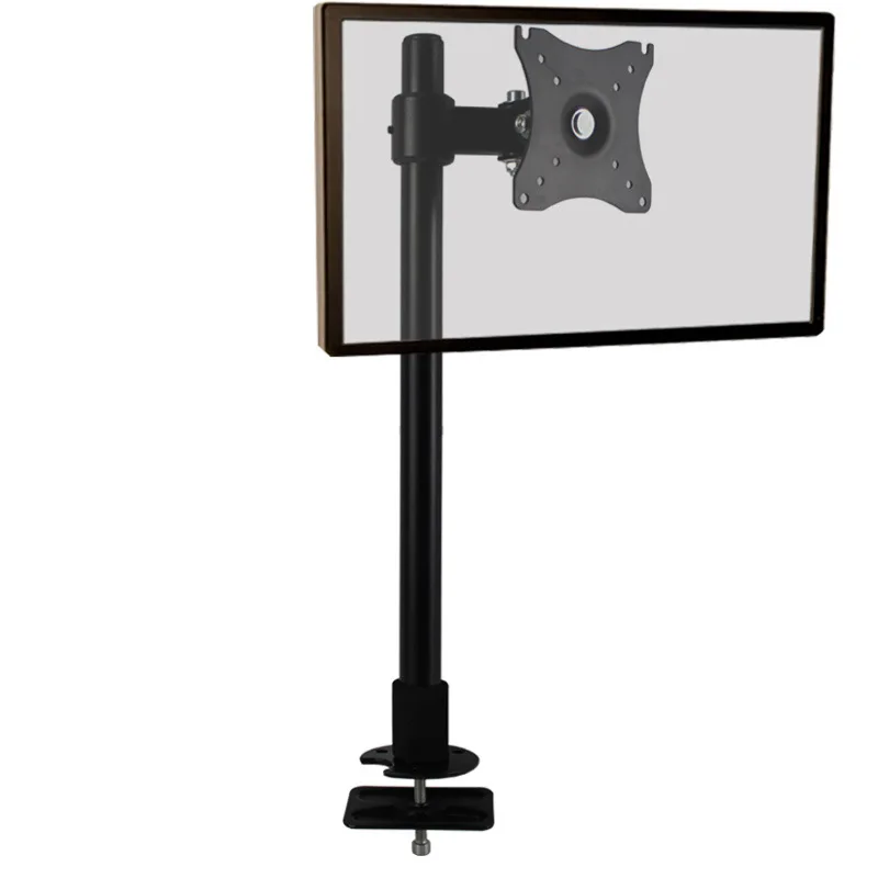 

6,5 кг, 14 фунтов, регулируемый поворотный кронштейн, один стол, настольное крепление, подставка для монитора, 14-27 дюймов, кронштейн для ЖК-экрана со светодиодной подсветкой