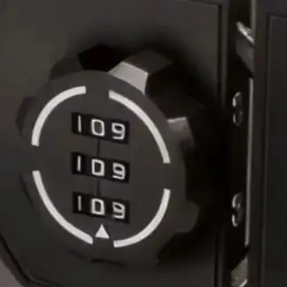 Drawer Combination Lock For Cabinet Or Closet Doors With Integrated Nightlight For Wood, Metal, Or Glass Doors