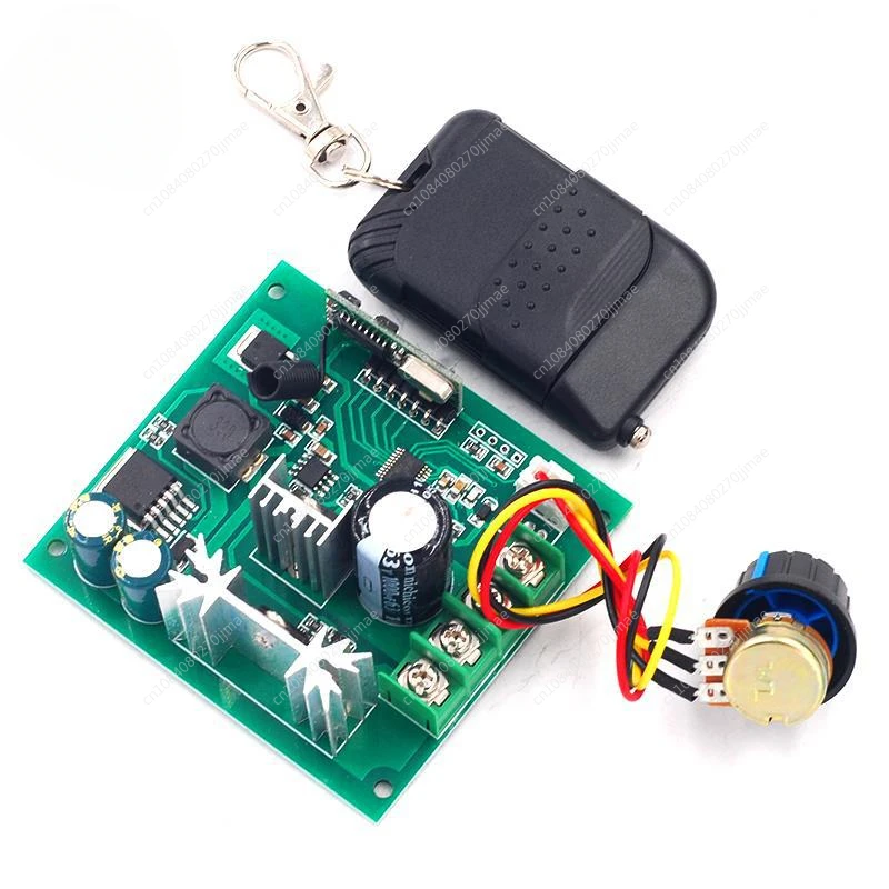 Wireless Remote Control Digital Display DC Motor Governor 12V24V PWM Stepless Speed Control Switch 10A Controller