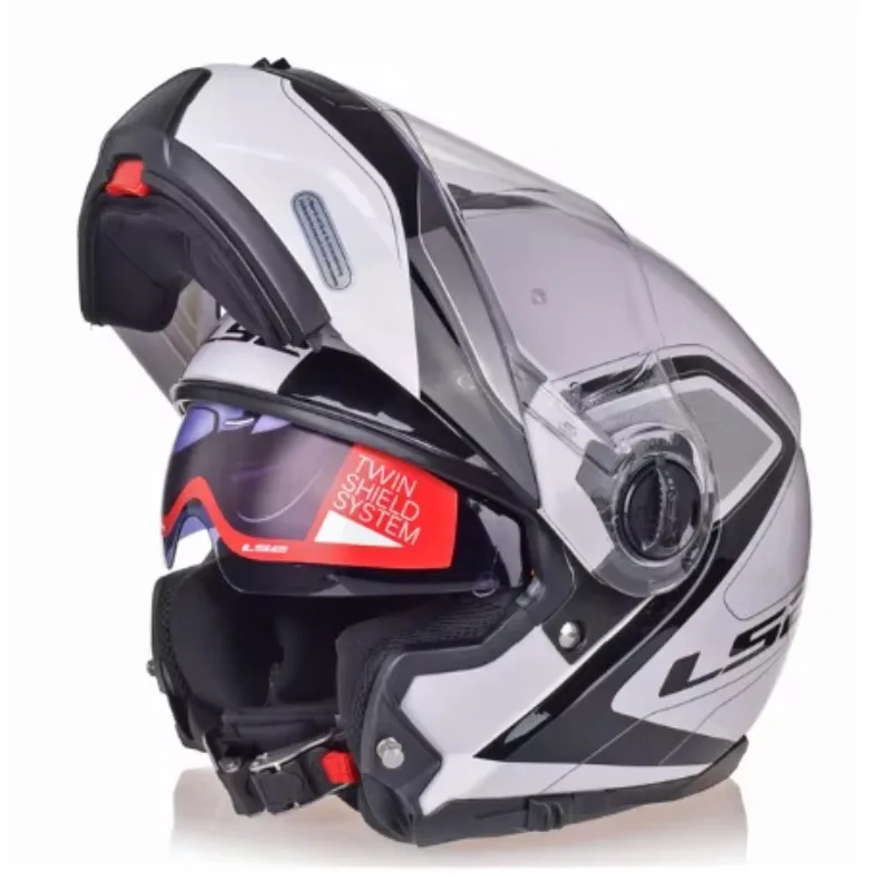 LS2 FF325 STROBE Flip Up Motorcycle Helmet Road Modular CIVIK ZONE Helmets Capacete Cascos Moto Casques