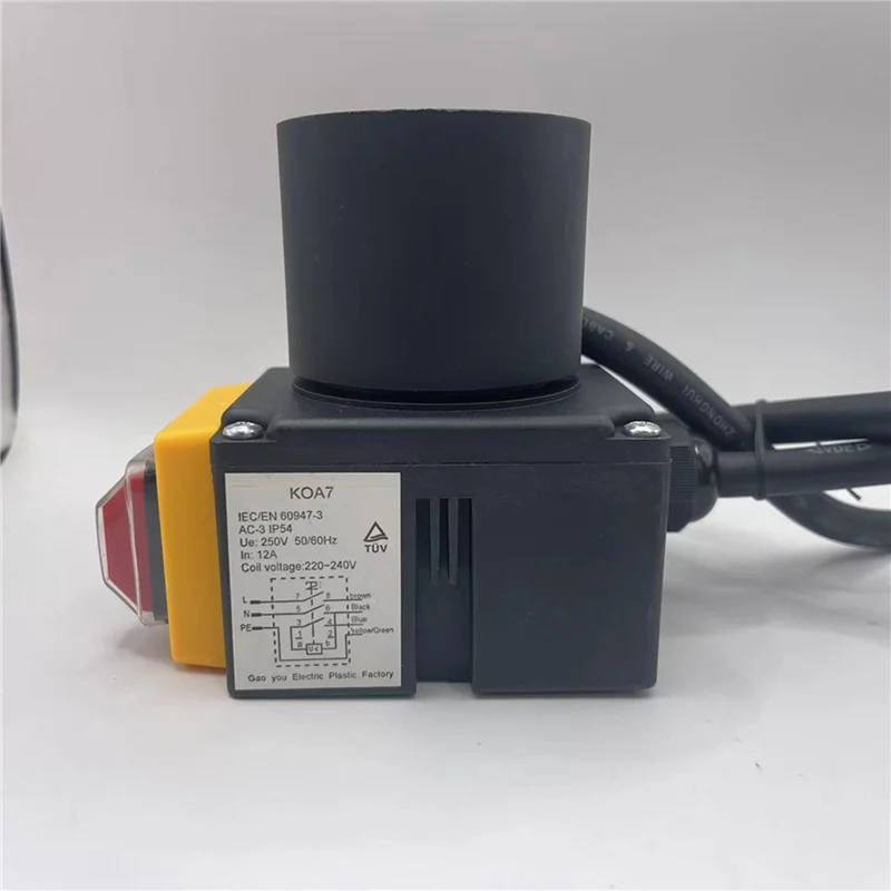 

RMWIN-2X KOA7 250V 12A Wood Splitting Machine Electromagnetic Button Switch HCK3T Log Cutting Machine