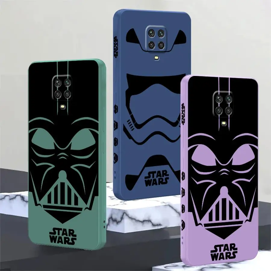 Disney W-Wars S-Star Phone Case for Xiaomi Redmi Note 12S 13 10 12 Pro Plus 10S 11 11S 5G 8 9 9S 9T Soft Silicone Cover