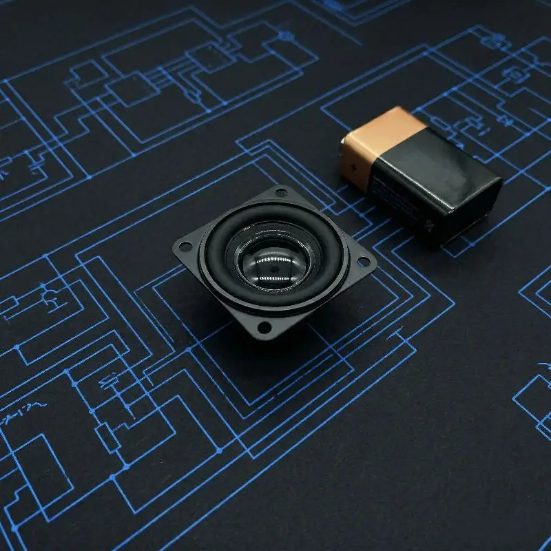 40mm Internal Magnetic Speaker 16 Core 4 Euro 3W Square Compact Loudspeaker for Bluetooth Devices and Custom Audio Projects