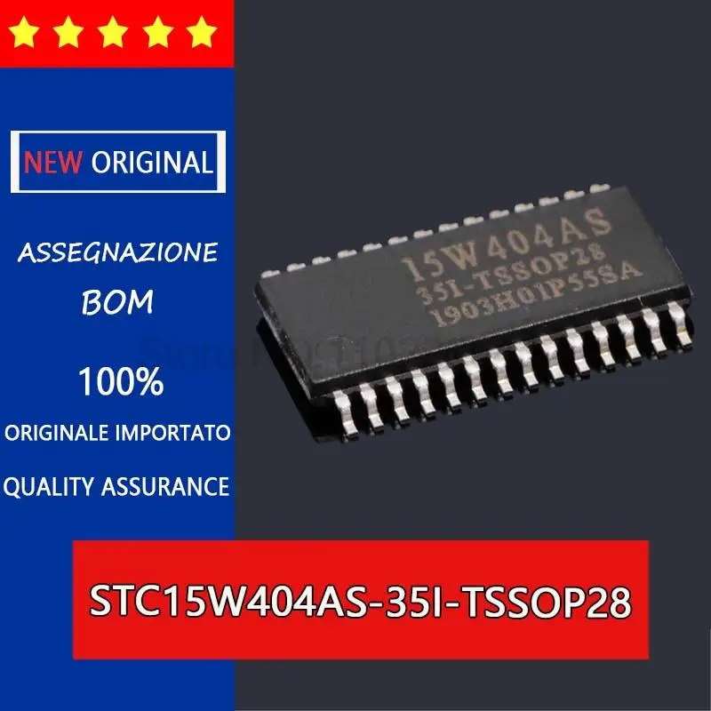 STC New and original Single-chip microcomputer STC15W404AS-35I-TSSOP28 Single chip microcomputer, micro controller chip