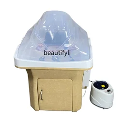 Mobile Head Treatment Shampoo Basin with Water Circulation Sauna Machine Beauty Salon Hair Care Hall Ear Cleaning Bed