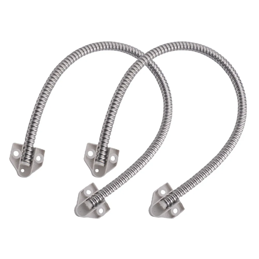 2Pcs Access Wire Protector Metal Cable Sleeve for Door Lock Waterproof Dustproof Flexible Gooseneck Cable Guard
