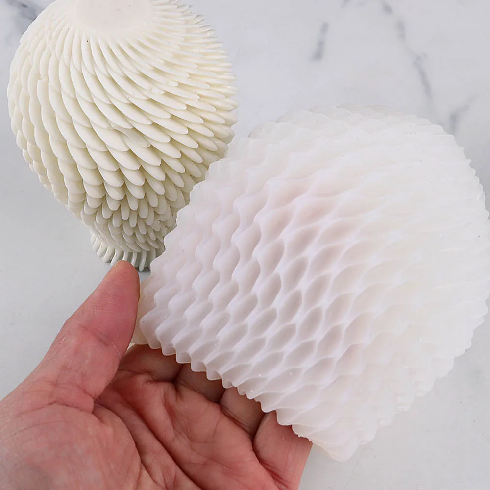 3D Geometry Ball Candle Silicone Mold New Design Irregular Spherical Column Resin Soap Plaster Mould Cake Chocolate Molds Gifts