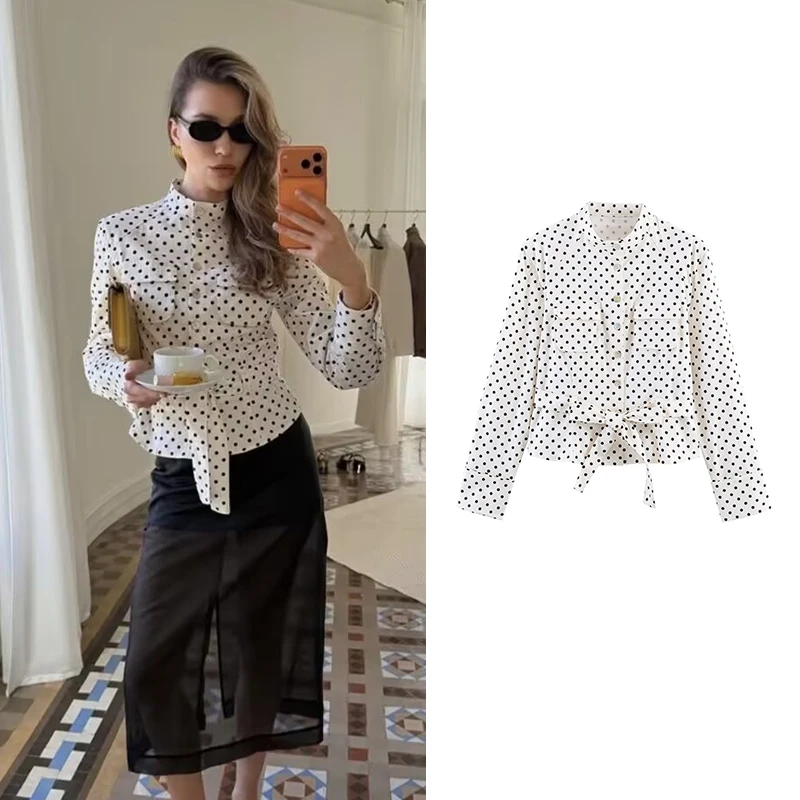 

Новые женские куртки в горошек Весна 2026: Модные, элегантные, теплые, приталенные, молодежные, универсальные, праздничные пальто-блузки