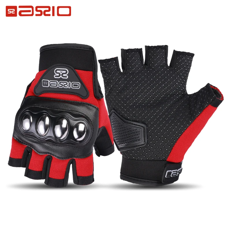 

Newest Summer Breathable Motorcycle Gloves Women Guantes Moto Men's Off-road Half-finger Motocross Bike Riding Gloves