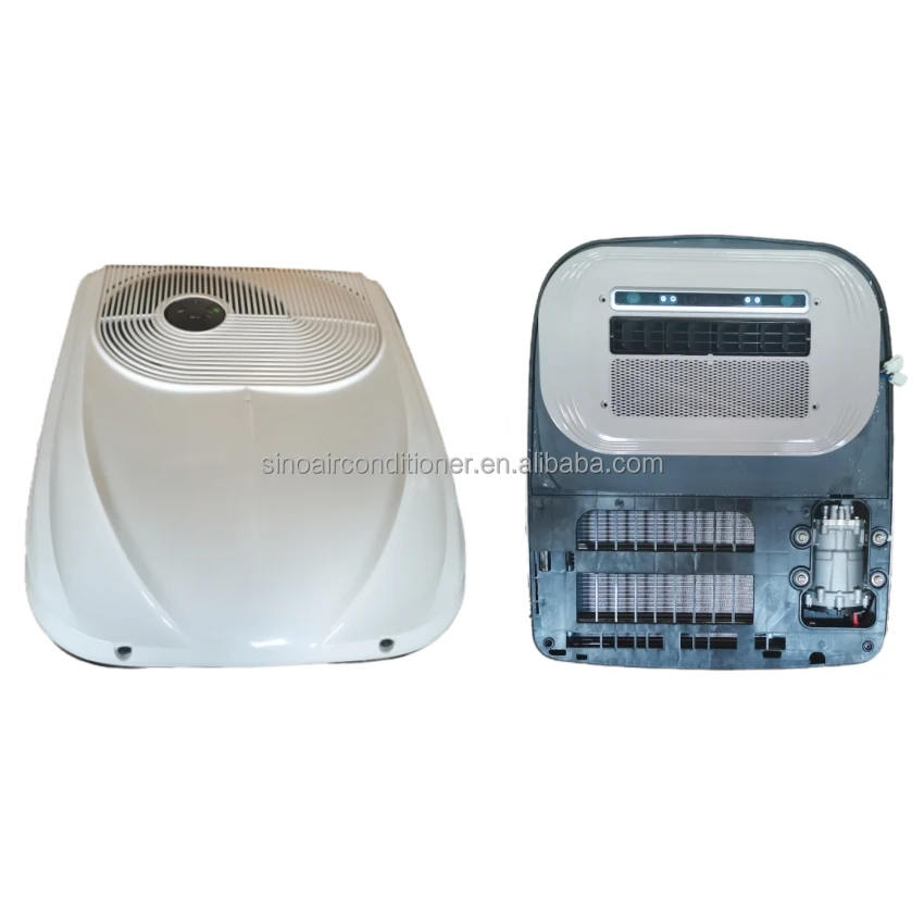 مكيف كهربائي بتيار متردد 12 فولت على السطح 12 فولت 24 فولت شاحنة فان جرار تكييف الهواء