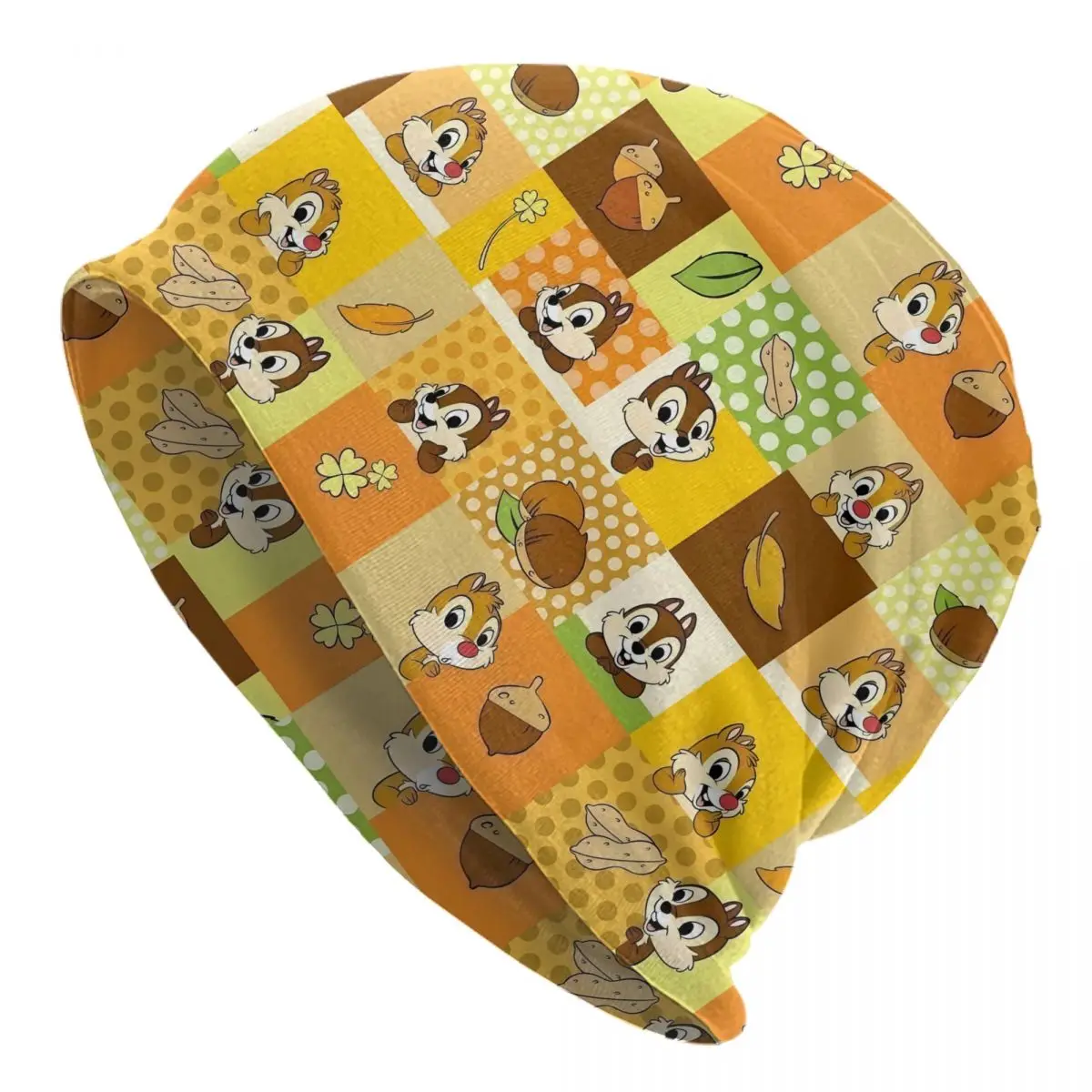 

Шапки-бини Chip 'n' Dale Skullies на заказ, мужские и женские трендовые зимние теплые вязаные шапки для взрослых, шапки с изображением белки и мультфильмов