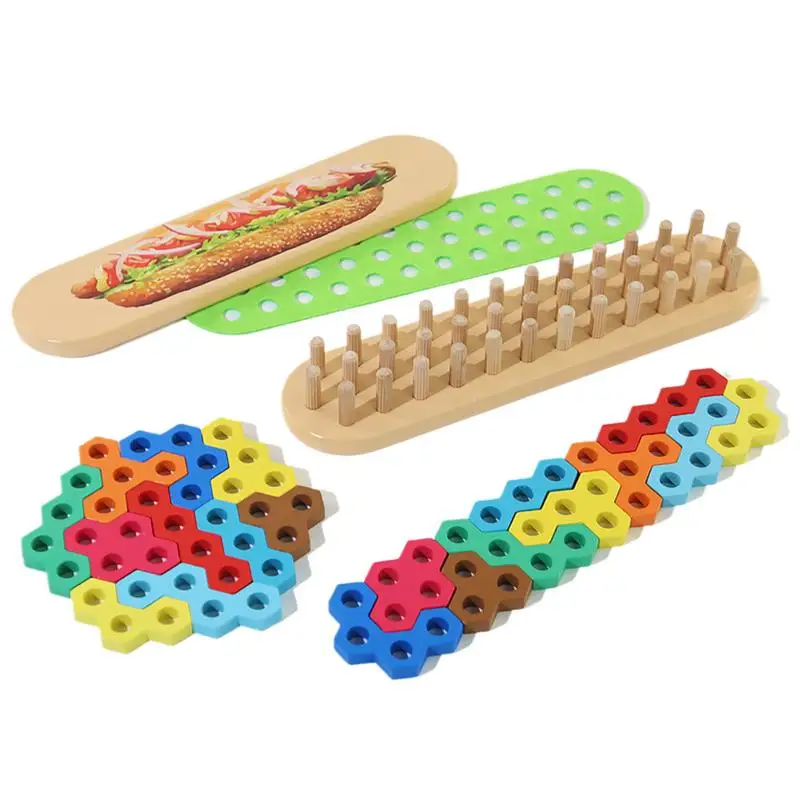 Wooden Shape Sorter Toy Sorting Stacking Color Blocks Matching Toy Wooden Shape Sorter Stack And Sort Board Matching Puzzle For