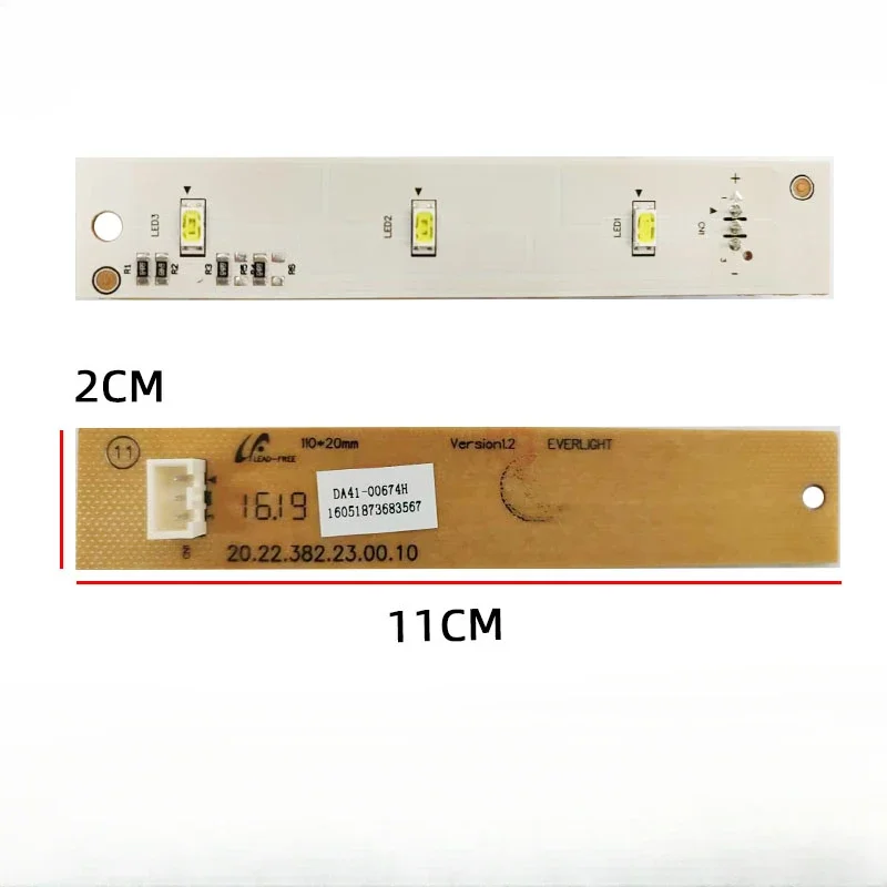 1 قطعة DA41-00674H الفريزر ضوء بار LED لسامسونج ثلاجة باب مزدوج RS55K4000SP/SC
