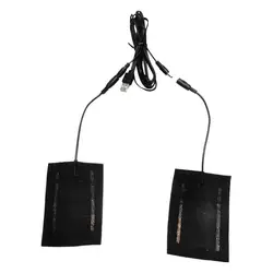 1 Pair Electric USB Gloves Portable 5v Heater Heated Gloves Carbon Fiber Cloth USB Heated Gloves Pad For Working Outing Travel