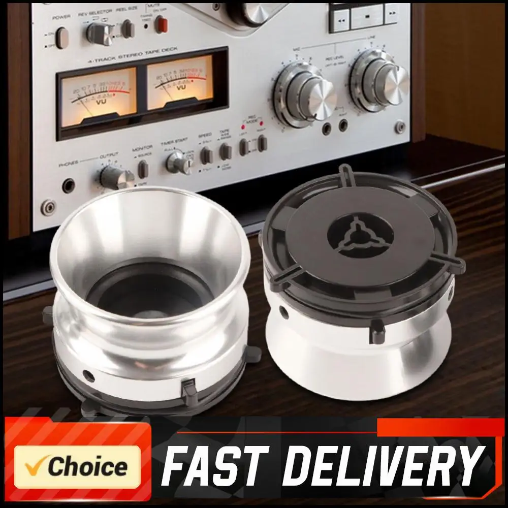 1 زوج مصقول سبائك الألومنيوم 10 بوصة فتاحة العالمي تحميل جهاز بكرة إلى بكرة الشريط Nab مهايئ توزيع Nab بكرة محور محولات