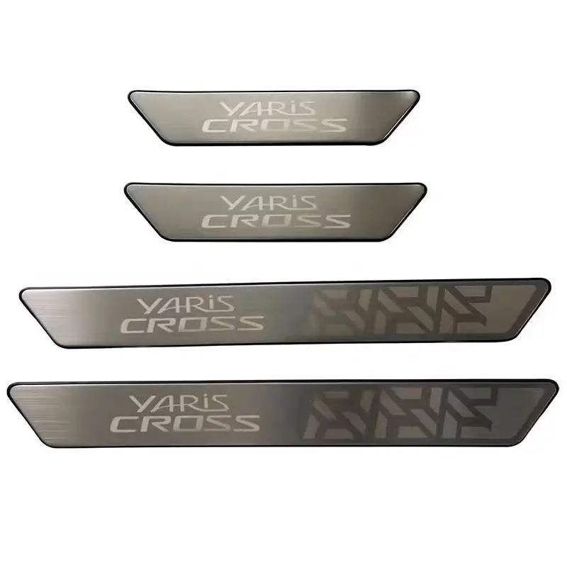 Suitable for 24 Toyota Yaris CROSS threshold strips, welcome pedals, Yaris threshold strips