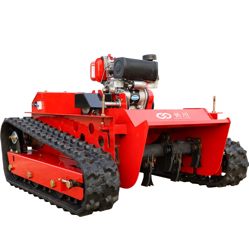 Diesel Crawler Orchard Garden Remote Control Mower Mountain Lawn Pruning