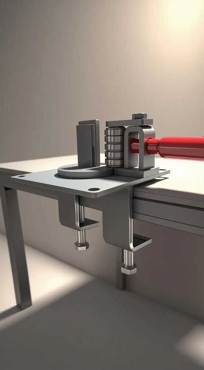 آلة ثني الحديد المسطح اليدوية مناسبة لصفائح حديد 3 × 60 مم جهاز ثني حديد الألومنيوم اضغط على الفرامل #3