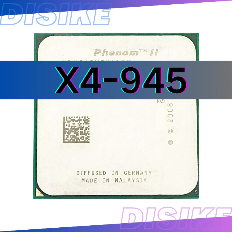 Phenom II X4 945 X4-945 95W 3.0GHz Quad-Core HDX945WFK4DGM /HDX945WFK4DGI Socket AM3