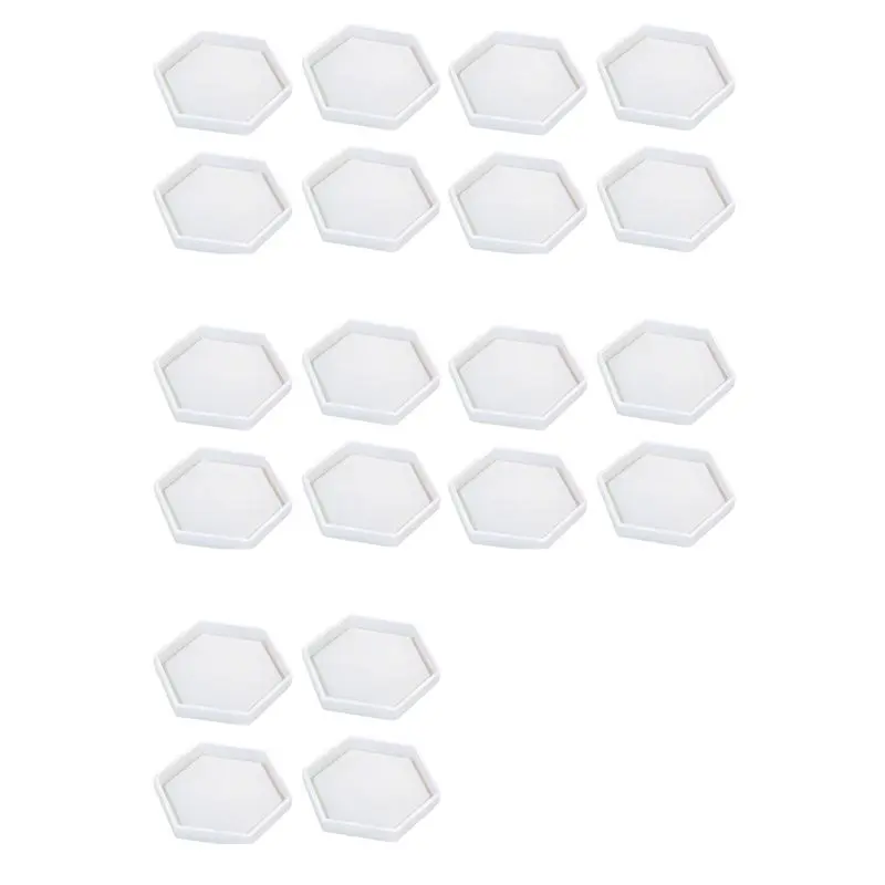 

CYL-20 упаковка шестигранных силиконовых форм для подставок, силиконовая смола, прозрачные формы для эпоксидной смолы для литья с смолой, бетона