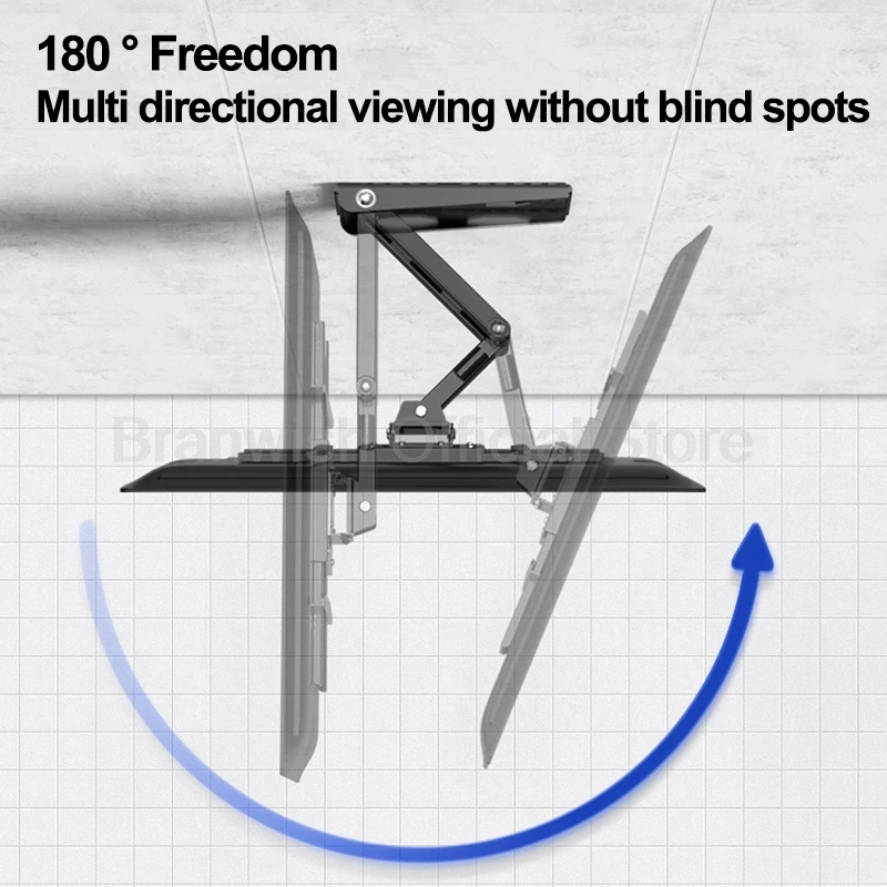 Soporte para Monitor de TV de 32-75 pulgadas, soporte máximo VESA de 700x400mm, soporte de pared, soporte de carga, soporte de Pedestal para pata de estante de TV de 80kg
