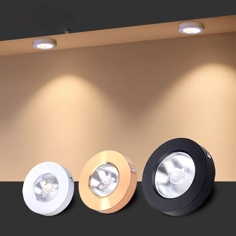 

Spot LED Downlight Ultra Thin Ceiling Light Led Spotlight 10W 7W 5W Surface Mounted Ceiling Spots Lamp For Home Kitchen Fixtures