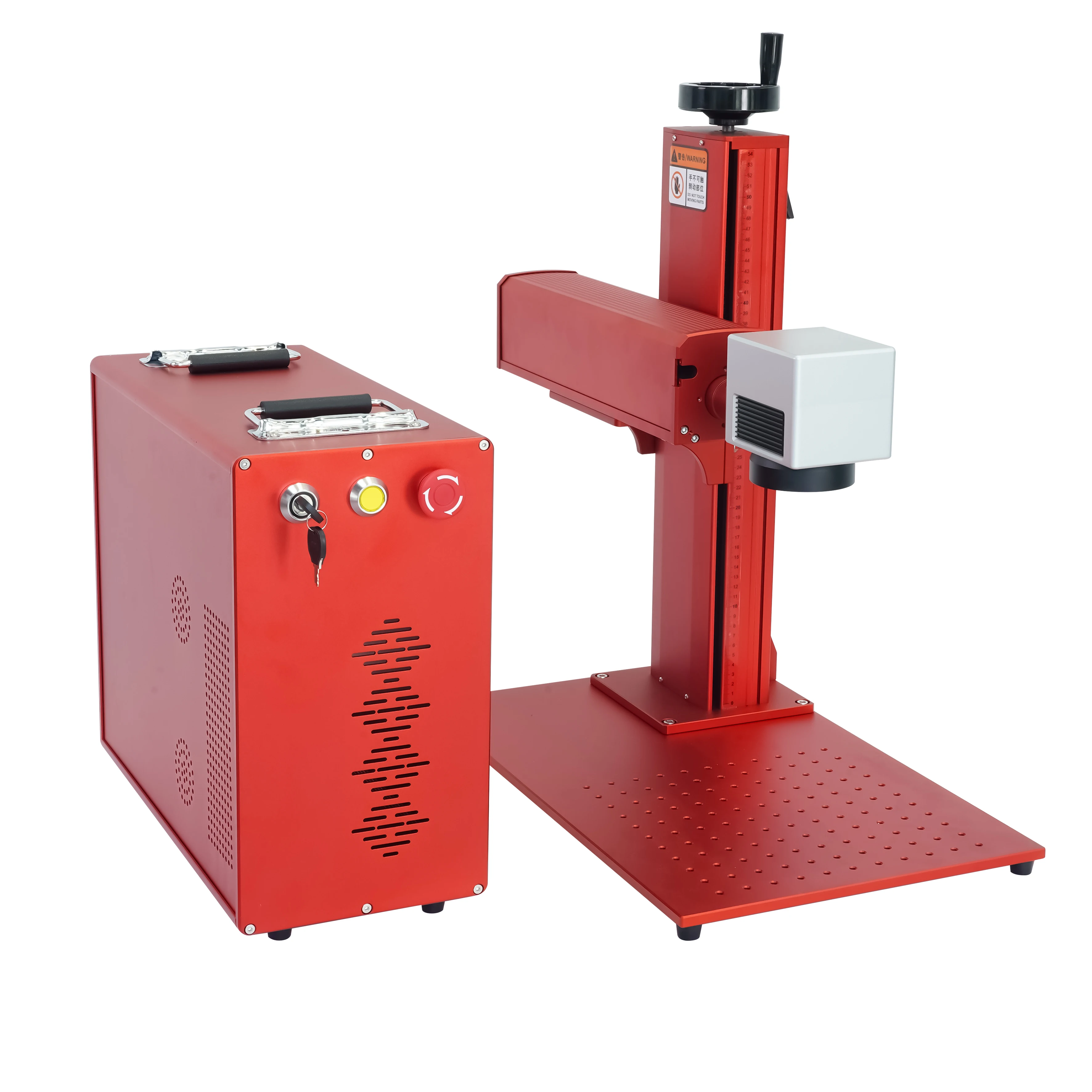 Customized Credit Card 20w 30w 50w Laser For Jewelry And Metal Steel Blank Fiber Laser Marking Machine
