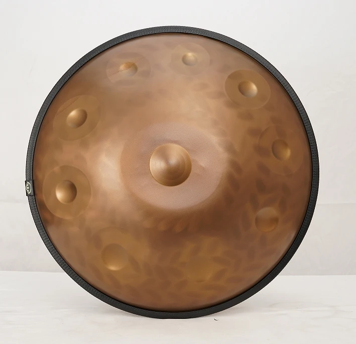 High-end Series Steel Tongue Drum Factory Direct Sale Handpan Drum D Kurd Hand Pan Drum Customizable logo