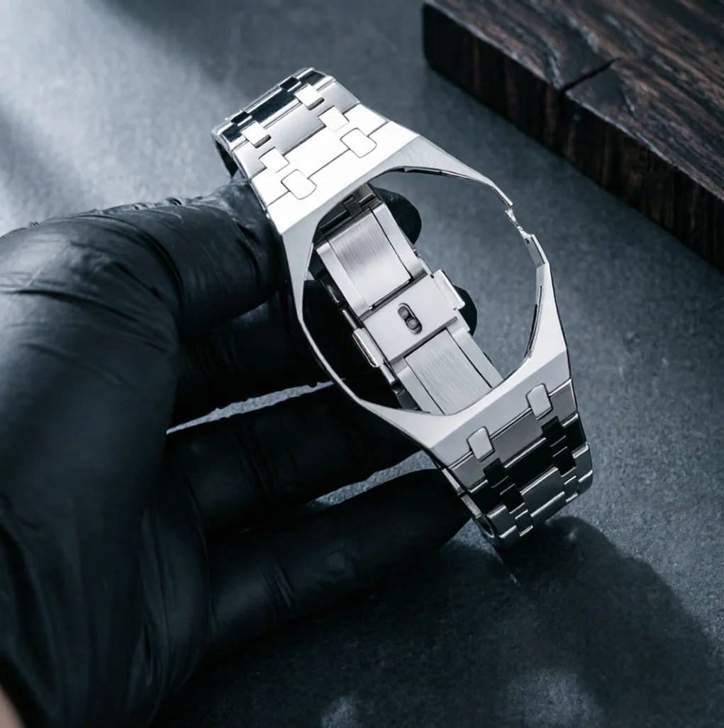 octagonal-style-stainless-steel-metal-watch-strap-pocket-to-wristwatch-modification-kit-2-in-1-conversion-wristband