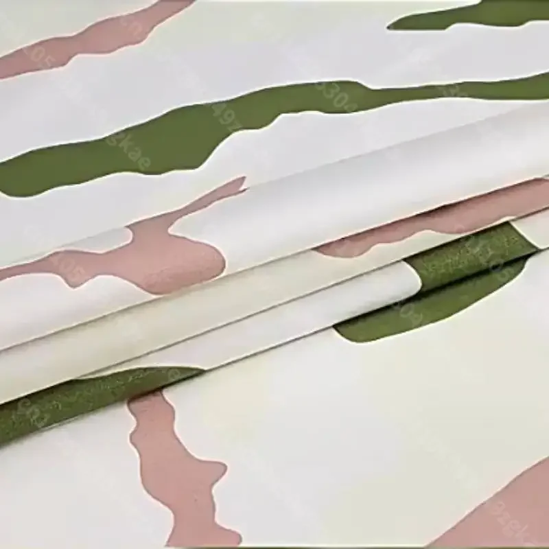 

1-метровая французская камуфляжная нейлоновая хлопковая клетчатая ткань для охоты в снежном місцем NC5050, износостойкая брызгозащищенная ткань, ткань «сделай сам»