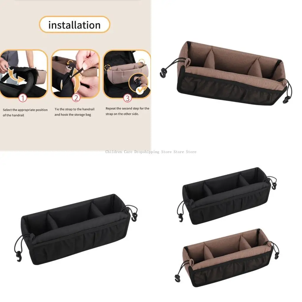 

Strollers Organiser Case Hanging Bag Multifunction Storage for Baby Essential