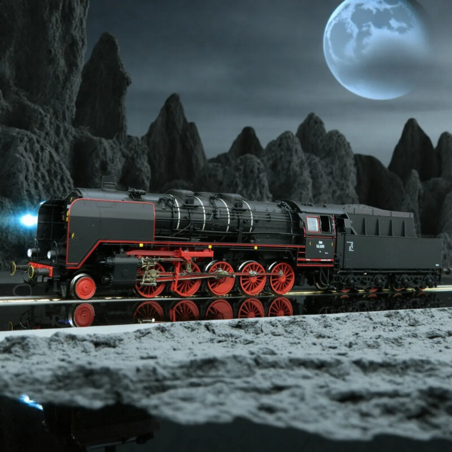 

ROCO HO 1/87 игрушечный поезд BR50 паровоз 7110016 DCC/DC два варианта Коллекционные украшения модель поезда игрушка для мальчика в подарок