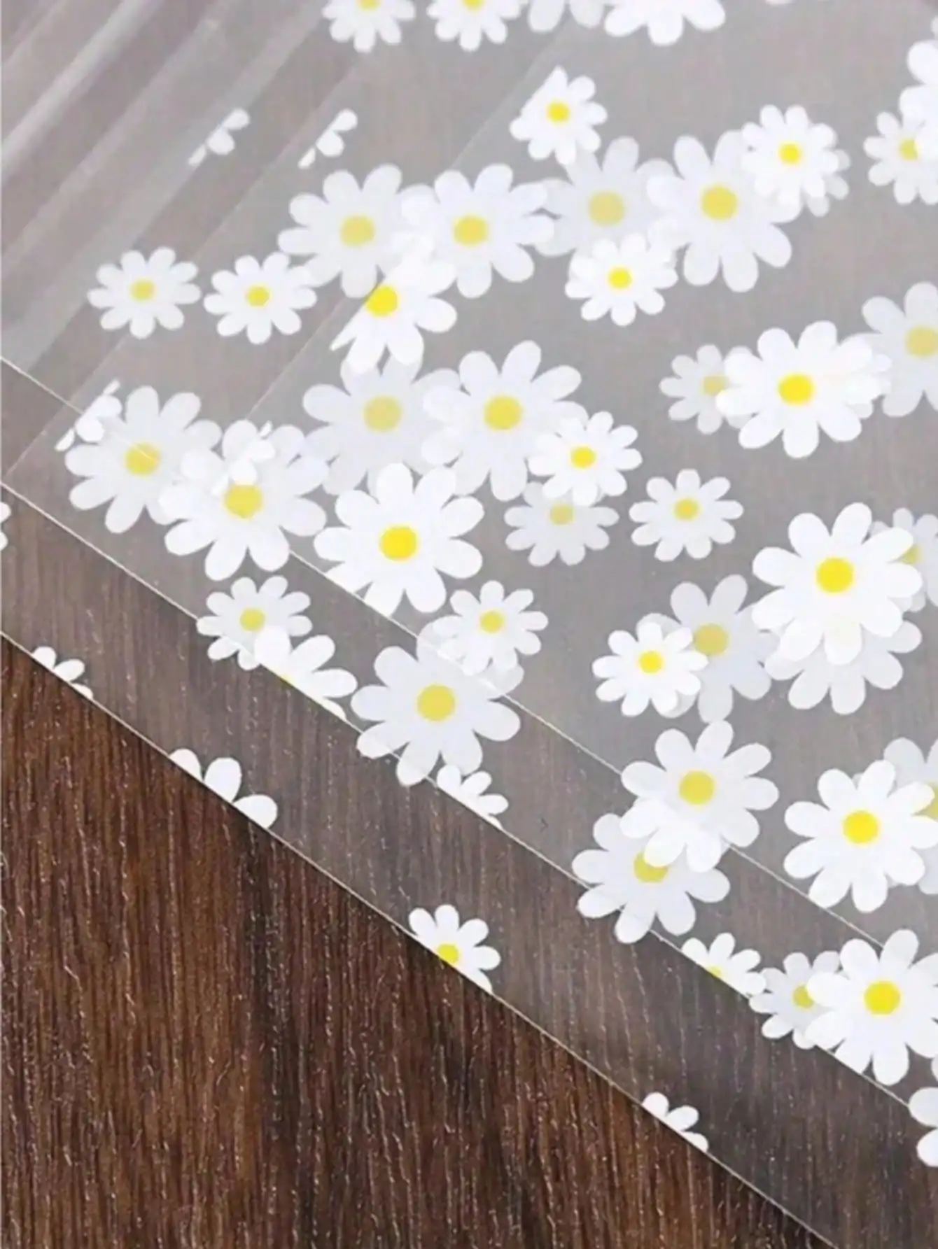 Fashionable Daisy Self Adhesive Bag Exquisite Ins Wind Out Card Packaging Collection Card Set Small Card Gift Jewelry Packaging