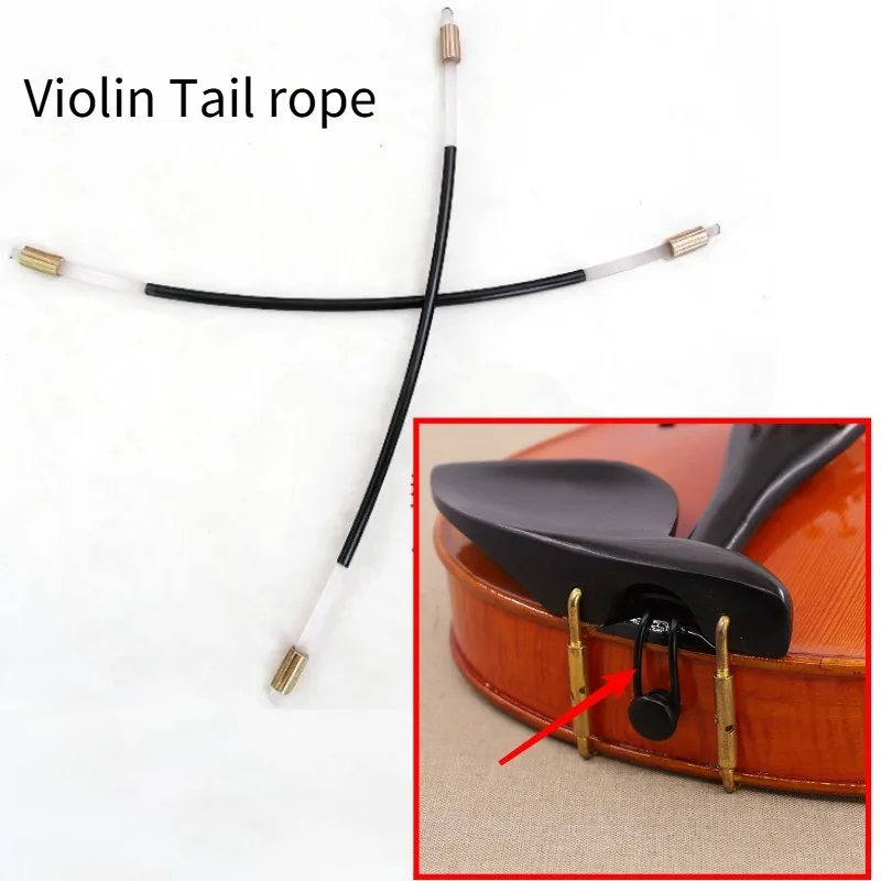 

5/10 шт. нейлоновые шнуры для подвески скрипки (хвостовые шнуры) для скрипок 4/4, 3/4, 1/2, 1/4, аксессуары для скрипок