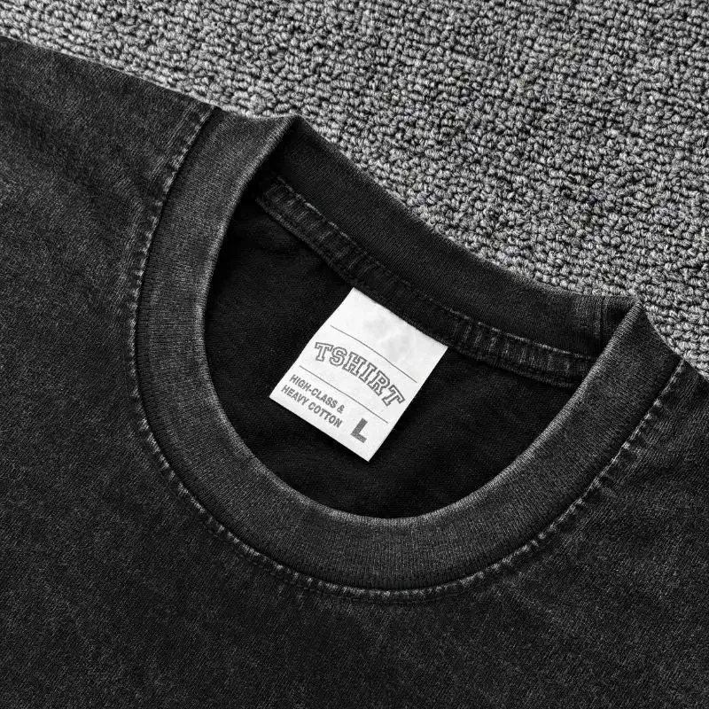 تي شيرت كلاسيكي كبير الحجم Y2k من القطن الناعم ملابس الشارع الشهير Jujutsu Kaisen حمض مغسول تي شيرت للنساء والرجال ملابس بأكمام قصيرة تي شيرت كبير الحجم #5